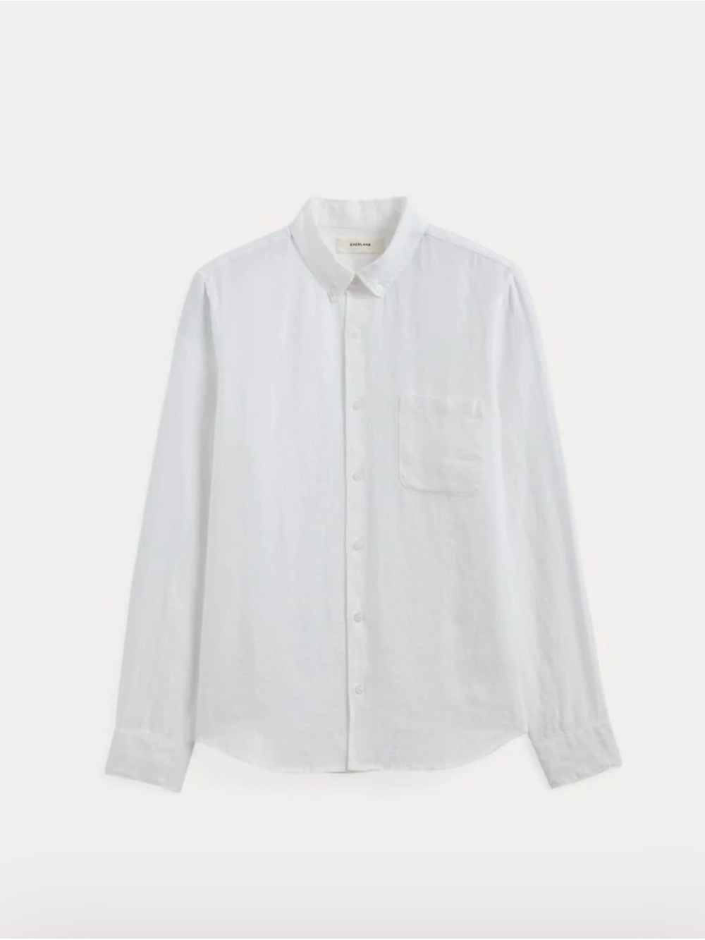 Everlane Men's White Button-Down Shirt - size small